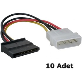 Resim Wozlo Sata Power Kablo - Sata Hdd Harddisk Güç Kablosu - 10 Adet 