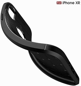 Resim Microsonic Apple iPhone XR (6.1'') için Kılıf Deri Dokulu Silikon Siyah [iPhone XR ile Uyumlu Kılıf - Siyah] 