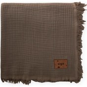 Resim Cigit Müslin Dört Kat Yatak Örtüsü 200x220 Cm K Bej Bej 