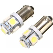 Resim Ba9S H5W 57 5 Ledli Tavan Park Torpido Ampulü 6 Adet 
