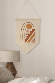 Resim Mutfak Duvar Dekoru, Pinterest Oda Dekoru, Boho Kanvas Flama Askılı Duvar Örtüsü Ve Süsü NO:463 - Renkli - 8 / 21 x 30 