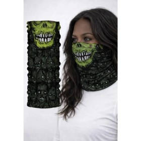 Resim Colizon Unisex Motosiklet Maskesi Bandana - Uv Korumalı Termal Outdoor Boyunluk-Buff 