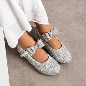 Resim Surpie Shoes Bantlı Pul Detaylı Ortopedik Babet, Kız Çocuk Babet 