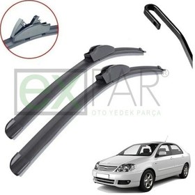 Resim Toyota Corolla Ön Cam Silecek Süpürgesi Takımı 2002 - 2006 Terra Kasa Silecek 