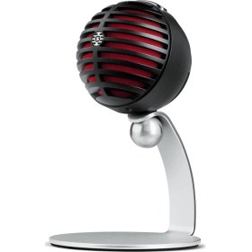 Resim Shure Microphone, Black With Red Foam (Mv5-B-Ltg) 