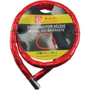 Resim Bhd Halat Kilit Yaylı Kırmızı 22mm X 150cm 