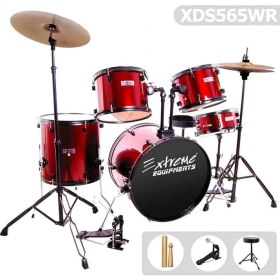 Resim Bateri Davul Seti Kırmızı XDS565WR 