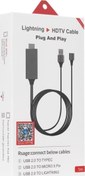 Resim HY-XO54 Görüntü Aktarıcı Kırmızı-Siyah USB-F to HDMI 1m Mobil Telefon Uyumlu Kablo Hytech