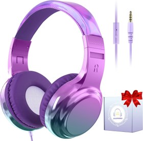 Resim JYPS Çocuk Kulaklığı, Kızlar için Çocuk Kulaklığı, Kindle/iPad/Fire Tablet/Okul için Kablolu Kulaklık, 2-12 Yaş Arası Çocuklar için Kulaklık, Mikrofonlu ve 3,5 mm Jaklı, QF-297 