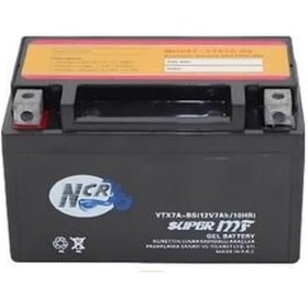 Resim Ncr Ytx7a-bs Motosiklet Aküsü Yatık 