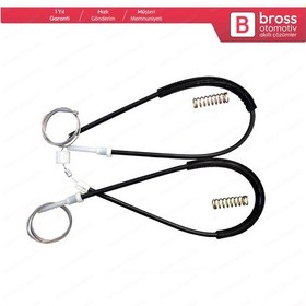 Resim Renault Megane MK3 2008–2017 5-Kapı İçin Arka Sağ Cam Kriko Seti 