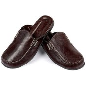 Resim Motivo Erkek Kahverengi Ev Terliği 