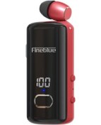Resim Treasures Fineblue F580 Titreşimli Kablolu Yaka Kulaklık - Kırmızı Yl06ıs,bluetooth V5.3,2 Dilli,20dk Hızlı Şarj 