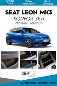 Resim GRAFİCAR Seat Leon Mk3 Konfor Seti-iç Trim Kumaş Kadife Kaplama-ses Izolasyon Amaçlı /2013-2020-mk3/5f/st 