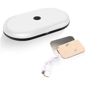 Resim Cloudstore Usb Şarjlı Dokunmatik Led İç Aydınlatma Beyaz Buz Mavisi Tavan Bagaj Okuma Lambası 