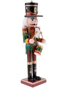 Resim Lijinxu Magideal 30 Cm Ahşap Fındıkkıran Asker Figürleri Modeli Tef 