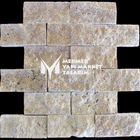 Resim Mym Mermer Yapı Market Klasik Traverten Patlatma Taş 