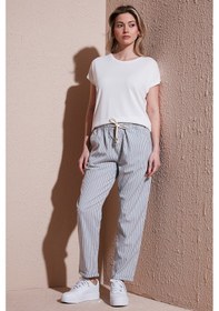 Resim Fashion Friends Bayan Pantolon 25y0344k1 Gri Gri 