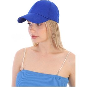 Resim Unisex Ayarlanabilir Mavi Spor Basic Şapka Mavi 