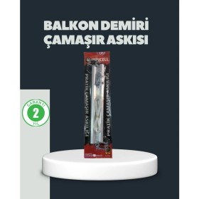 Resim Zero Land Mtxdpn Balkon Demiri Çamaşır Askısı Kare Demirlere Uygun Dalı Tasarım 