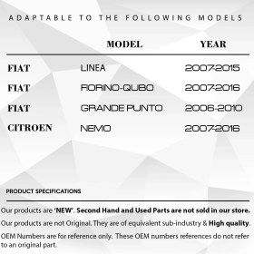 Resim DNC Auto Part Fiat Linea Için Radyo CD Düğmesi 