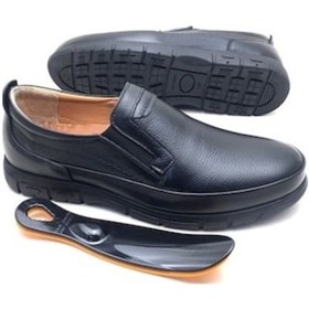 Resim Umut Hakiki Deri Tam Ortopedik Kışlık Erkek Ayakkabı-Siyah (506351586) Siyah 