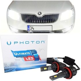Resim Skoda Octavia Mk3 Led Xenon Uzun Far Ampulü H15 Ultimate Yeni Seri Beyaz 2013-2017 