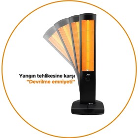 Resim Micatronic 2400 Watt Termostatlı Kule Tipi Isıtıcı 
