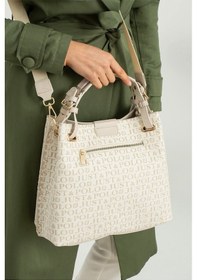 Resim Just Polo Kadın Büyük Boy 4 Bölmeli Günlük Kullanıma Uygun Tote Bag Omuz Çantası 234028mh Bej Yeni 