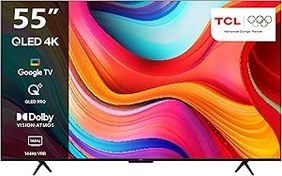 Resim TCL55T8BGTV 144HZ QLED 4K UHD 55INC UYDULU GOOGLE TV Siyah 