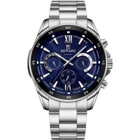 Resim Reward Rwa147243 Lacivert Kadran Çelik Kordon Erkek Kol Saati Gümüş 