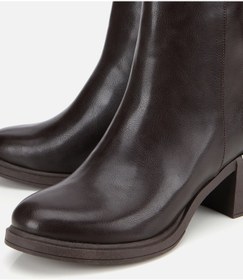 Resim Hotiç Kadın Kahverengi Metal Detaylı Kalın Tabanlı Bilekte Düz Bot 01boh314910a480 01boh314910a480 Kahverengi 