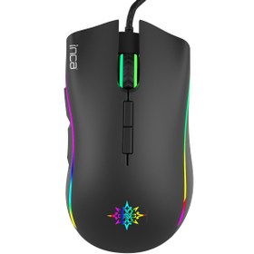 Resim Inca IMG-049T Anahita RGB Macro Keys Professional Siyah Gaming Mouse Inca