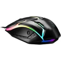 Resim Bukrem Store LED Işıklı USB Kablolu Oyuncu Gaming Mouse – 1600 Dpı, Rgb Aydınlatmalı Ergonomik Tasarım 
