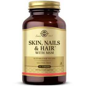 Resim Solgar Skin, Nails & Hair With MSM 60 Tablet 