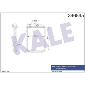 Resim Kale-346845 - Kalorifer Radyatörü Peugeot Boxer - Cıtroen Jumpe 