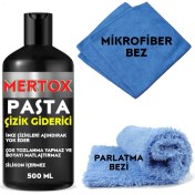 Resim Mertox Otomobil Araç Araba Oto Pasta Ince Çizik Giderici Boya Parlatıcı 500ML Temizleme Bakım 