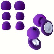 Resim 1 Çift Silikon Kulak Tıkacı - Uyku, Yüzme, İş, Motosiklet için Kutulu, Yeniden Kullanılabilir Kulak Tıkacı - 8 adet Kulak Ucu XS/S/M/L - Ekstra Aksesuarlar Dahil 