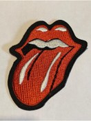 Resim StüdyoÜmitTişört Rollıng Stones Logo Patch-peç,arma Kot Yaması 