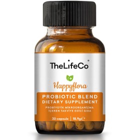 Resim TheLifeCo Happyflora Probiyotik 10 Milyar Mikroorganizma İçeren Takviye Edici Gıda - Sindirim 