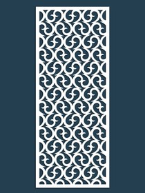 Resim Liar Dekor Liar Ahşap Seperatör (Paravan) - KSP-09 - (18 mm) - (85 cm x 210 cm) - (Beyaz) 