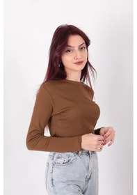 Resim Busem W0010820 Kadın Bluz Kahve 