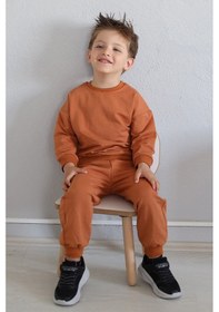 Resim Babywom Basic Mevsimlik Eşofman Takımı- Kahverengi 