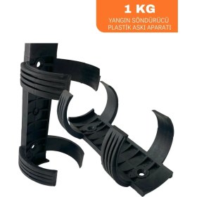 Resim Ünal Grup 1 kg Yangın Söndürücü Plastik Askı Aparatı Dayanıklı ve Hafif Tasarım 