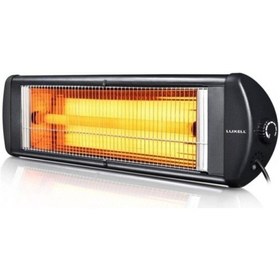 Resim Kumtel Luxell Ecoray 2300 W Ayaklı Infrared Isıtıcı Siyah 