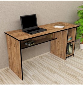 Resim Kalenderdekor1 Kalender Dekor Avel 145 Cm Çalışma Masası Avl04 Meşe 