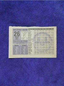 Resim 26 Mart 2002 Takvim Yaprağı - Nostalji Koleksiyonluk Takvim Yaprağı 