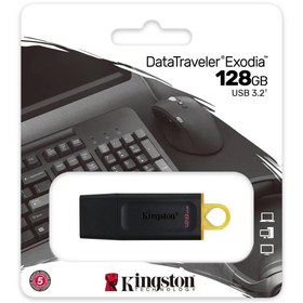 Resim Kingston Dtx/128gb Exodia 128 Gb Usb 3.2 Flash Bellek - 25 Adet 