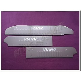 Resim Woc Chrome Mercedes Viano Krom Kapı Eşiği 2004-2014 3 Parça Pasla 