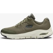 Resim Skechers Arch Fit Yeşil Erkek Spor Ayakkabı 232040 OLV 